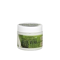 Bright & Balanced Aloe Vera Leaf Spot Cream | Fights Acne, Detoxes and Smooths Skin, Anti-Aging Benefits For All Skin Types | 1.7 Fl Ounces
