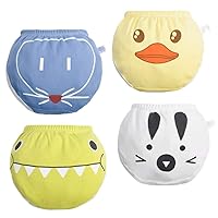 4-Pack 6-Pack Babies Toddlers Kids Diaper Covers Cotton Underwear Bloomers Training Pants