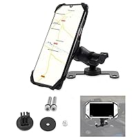 GUAIMI Motorcycle Phone Mount Cellphone Holder with Camera Rack Handlebar Clamp Mount Phone Holder Compatible with NC750X/S/DCT 14-19 NC700X/S/DCT 12-16 CB300F CB500F/X CB650F CB600F Hornet CB900F