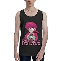 Anime Tank Top Shirt Ranma ½ Men's Summer Sleeveless Shirts Fashion Vest