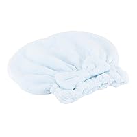 2PCS Coral Fleece Hair Drying Towels Absorbent Rapid Drying Thickening Hair Wrap Hat (Blue)