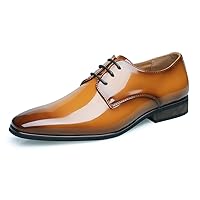 Mens Oxfords Formal Dress Tuxedo Derby Shoes Casual Wedding Fashion Walking Shoes for Men