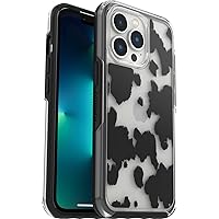 OtterBox iPhone 13 Pro (ONLY) Symmetry Series Case - COW PRINT, ultra-sleek, wireless charging compatible, raised edges protect camera & screen