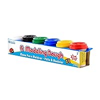 BAZIC Modeling Clay 6 Color, Assorted Colors Light Dough Art Craft, Non Toxic Gift for Artist Kids Toddler Boys Girls (12oz/Pack), 1-Pack