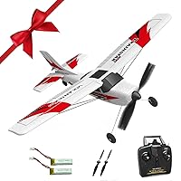 VOLANTEXRC Mini Trainstar Ready to Fly Remote Control Airplane with Gyro Self Stabilization, 3 Level Control Assistance, and Lightweight Design