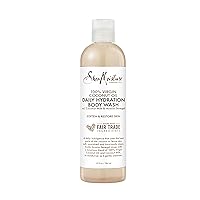 Daily Hydration Body Wash 100% Virgin Coconut Oil Cleanser for All Skin Types Skin Care to Soften & Restore Skin 13 oz