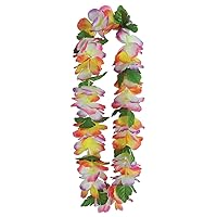Fun Express Colorful Paper Flower Garland - Elevate Your Luau with 9 Feet  of Paper Flowers Decorations for Party - Celebrate in Style with Long