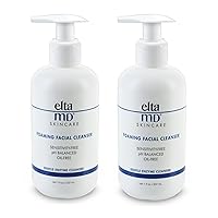 EltaMD Foaming Facial Cleanser, Gentle Foaming Face Wash and Makeup Remover, Oil Free, Helps Reduce Skin Inflammation, Removes Dead Skin Cells and Skin Impurities, Safe for All Skin Types (2 Pack)