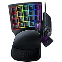 Razer Tartarus Pro Gaming Keypad: Analog-Optical Key Switches - 32 Programmable Keys, Macros - Customizable Chroma RGB Lighting - Variable Key Press Pressure Sensitivity - Classic Black