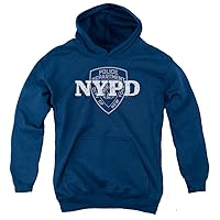 NYPD Kids Hoodie New York Police Dept Logo Navy Blue Hoody