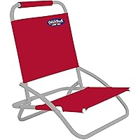 Folding Beach Chair, 1 Position Lightweight and Portable Foldable Outdoor Camping Chair