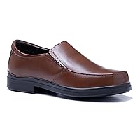 Mens X-Wide 4E Camelot Black Leather Loafer Shoes
