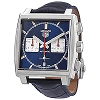TAG Heuer Monaco Chronograph Automatic Blue Sunray Dial Men's Watch CBL2111.FC6453