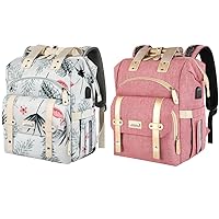 Jiefeike Diaper bag backpack for mom dad