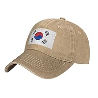 Flag of Republic of Korea Print Classic Adjustable Baseball Caps Hats for Men Women Casual Hat Cap Trucker Sports