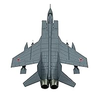 Alloy MiG-31 Interceptor Aircraft Supersonic Fighter Model Aircraft Model 1:72 Model Simulation Science Exhibition Model