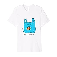 Save A Turtle - Skip A Straw Turtle Tee Premium T-Shirt