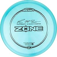 Paul McBeth Elite Z Zone | Overstable Putt & Approach Disc | Scramble Out of Any Position | Trusted by the Pros | Discraft Zone Disc Golf Approach Disc | Weight - 174g (Colors may vary)