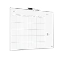 U Brands Magnetic Dry Erase Calendar Board, 20