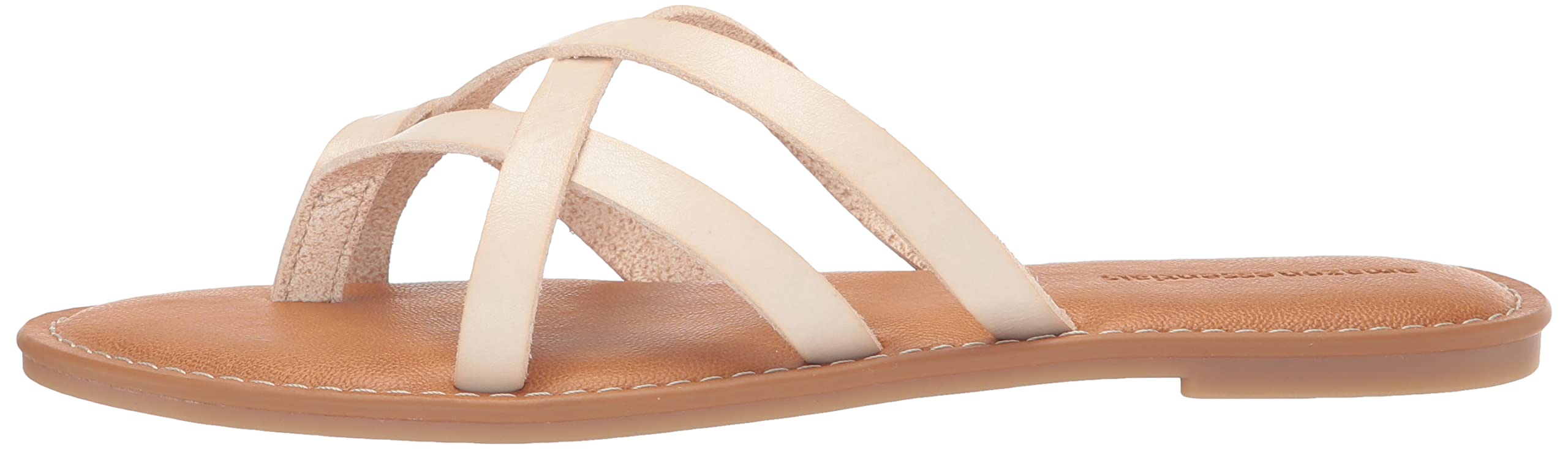 Amazon Essentials Women's Strappy Slide Flat Sandal