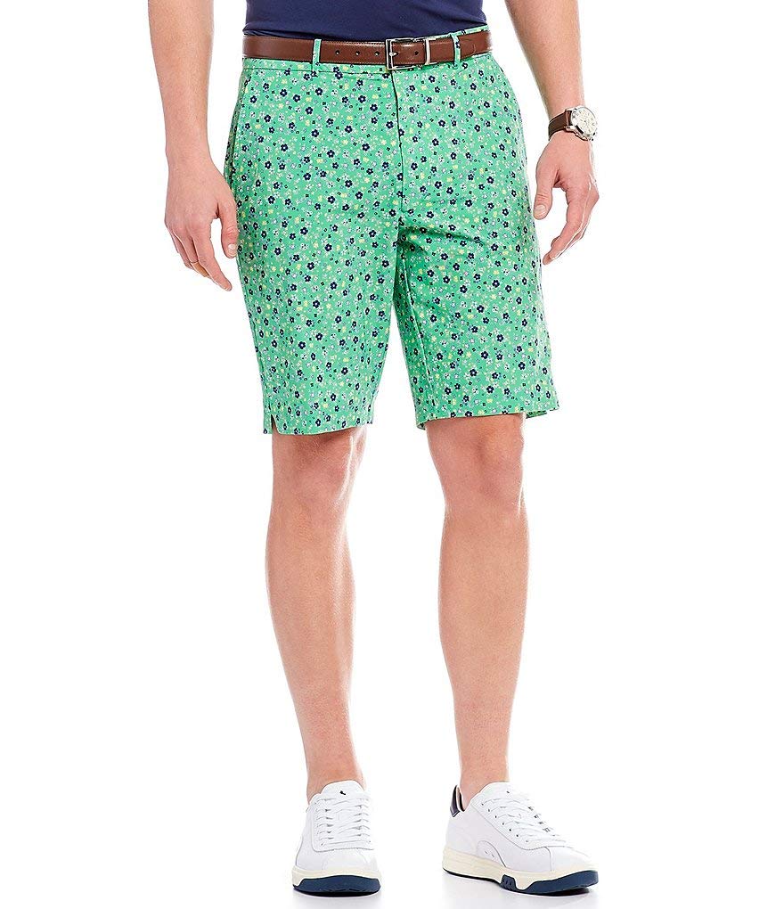 Polo Ralph Lauren Polo Golf Links Men Floral Printed Stretch Shorts, Green (34W)
