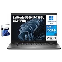 Dell Latitude 3540 Business Laptop Computer, 15.6 Inch FHD Laptop PC, Intel Core i5-1335U (Beat i7-1270P), 8GB DDR4 RAM, 256GB PCIe SSD, Windows 11 Pro, WiFi 6E, Bluetooth, Webcam, Long Battery Life