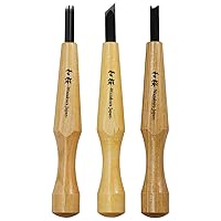 Mikisyo Power Grip Carving Tools 7 Piece Set (Japan Import)