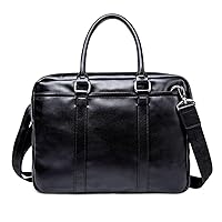 DFHBFG Business Bag Leather Section Youth Shoulder Messenger Bag Korean Version Of The Men's Briefcase