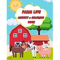 Farm Life: Activity & Coloring book