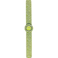 Slap Watch with Silicone Rubber Bracelet, Native Green