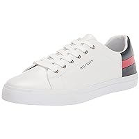 Tommy Hilfiger Women's LADDIN Sneaker, White Multi, 8