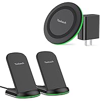 Yootech [3 Pack] Wireless Charger Bundle with Quick Adapter