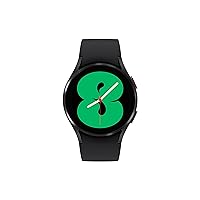 SAMSUNG Galaxy Watch 4 40mm Smartwatch with ECG Monitor Tracker for Health, Fitness, Running, Sleep Cycles, GPS Fall Detection, LTE, US Version, Black