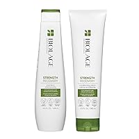 Strength Recovery Shampoo & Conditioner Set | Repairs Extremely Damaged Hair & Reduces Breakage | For All Dry & Sensitized Hair | Vegan | Cruelty-Free