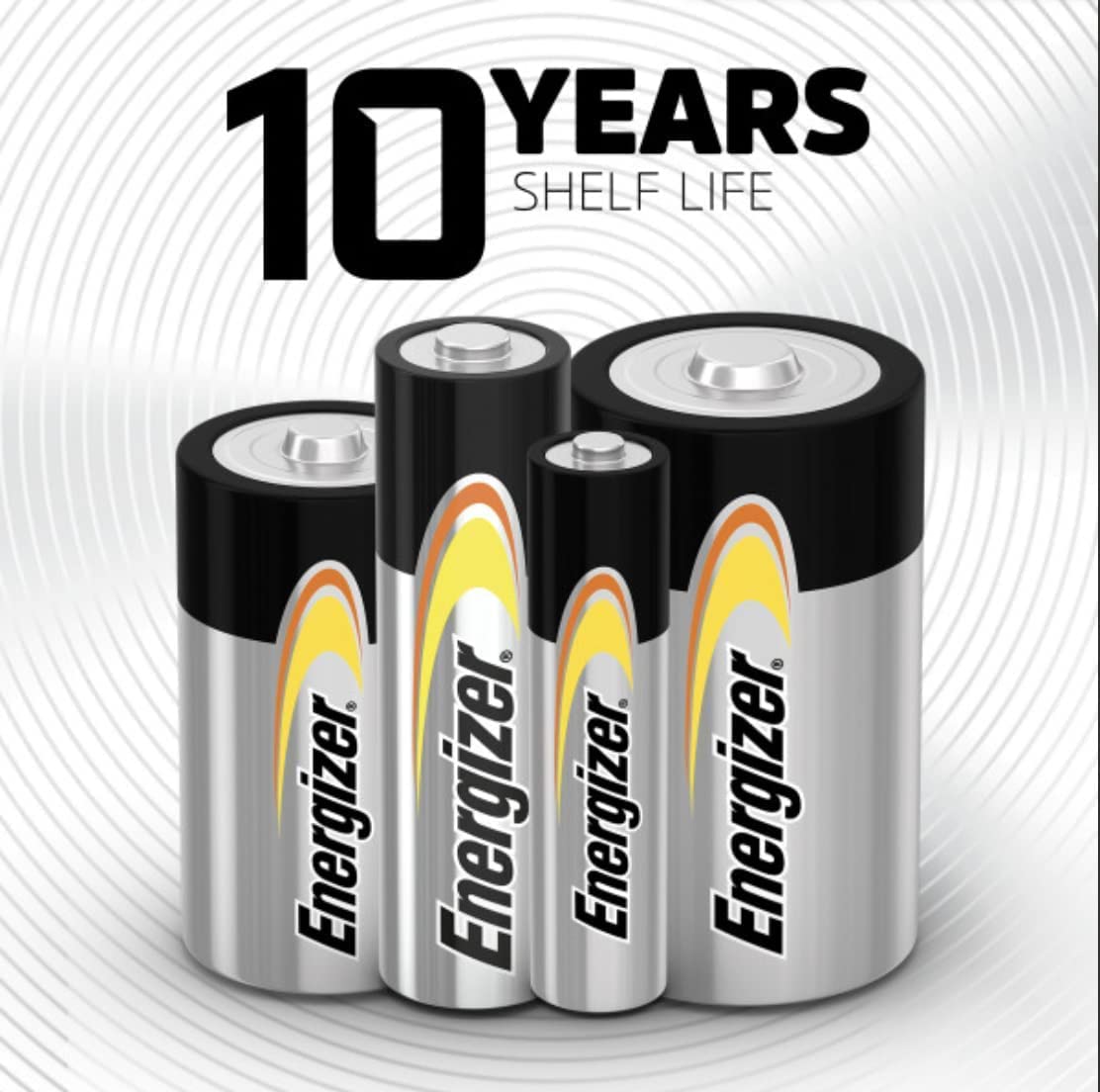 Energizer Alkaline Power Batteries Variety Pack, 24 AA Batteries, 24 AAA Batteries, 12 D Batteries, 12 C Batteries, 8 9V Batteries (80 Count)