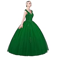 Quinceanera Dresses Lace Prom Ball Gown Sweet 16 Princess Dresses