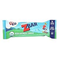 Organic Clif Kid Zbar - Iced Oatmeal Cookie - Case of 18-1.27 oz Bars18