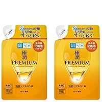 Hada Labo Hyaluronic Acid Gokujyun Premium Lotion Refill 5.74floz(170ml) Set Of 2 Renewal 2023