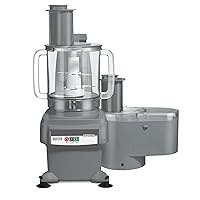Waring Commercial FP2200 6 qt Heavy Duty Continuous Feed Food Processor, 120V, 5-15 Phase Plug