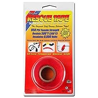 Silicone Self Fusing Rescue Tape - 1 Inch x 10 Feet Clear Insulation Rubber  Sealing Tape for Emergency Pipe Hose Leak Sealing Repair
