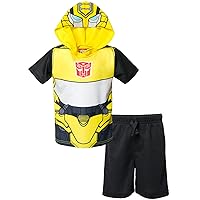 Transformers Bumblebee Mesh Athletic Graphic T-Shirt & Shorts Toddler to Big Kid