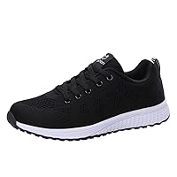 Women's Sneakers Athletic Sport Running Tennis Walking Shoes Womens Shoes Large Size Casual Shoes Women's Flying Wedge Wedge Front Lace Up Mesh Breathable Sport Shoes Walking Shoes