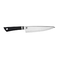 Cutlery Sora Chef's Knife 8”, Gyuto-Style Kitchen Knife, Ideal for All-Around Food Preparation, Authentic, Handcrafted Japanese , Professional Chef Knife, Black