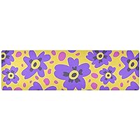 Abstract Violet Floral Trivets for Hot Dishes, Heat Resistant Dish and Waterproof Mat for Hot Pads Cooking 39.40