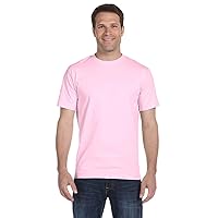 Gildan Men's DryBlend 7/8 Inch T-Shirt, Light Pink, Small