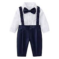 CHICTRY Baby Boys Gentleman Formal Suit Clothes Set Infant Gentleman Outfits for Wedding Birthday Party