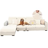 Beacon Pet Universal Sofa Cover,2023 Newest Wear-Resistant Stretch Large Single Seat Cover, Magic Couch Cushion Slipcovers, Furniture Protector Anti-Slip L Sofa Cover Shape for Living Room Dogs Pets