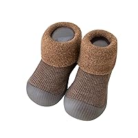 Baby Shoes Children Todller Shoes Autumn Winter Boys Girls Floor Sports Shoes Socks Shoes Flat House Shoes B