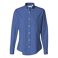 Van Heusen Women's Oxford Shirt M English Blue