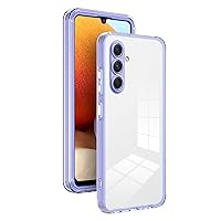 Clear Case Compatible with Samsung Galaxy A55,Full Body Case Transparent Phone Case,Slim Protective Phone Cover Designed Transparent Anti-Scratch Shock Absorption Galaxy A55 Case Shockproof protective